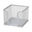 Galda organizators metāla siets 95x95x80mm, sudraba krāsa
