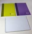 Klade bloks A5/ 80lp rūtiņu ar spirāli augšā