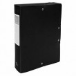 Mape A4 ar gumiju S60 Plain melna 