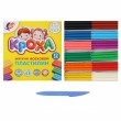 Plastilīns mīkstais vaska "Luč" 12 krāsas, Mazulis