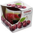 Svece aromātiska stikla glāzē 18h Ķirsis 